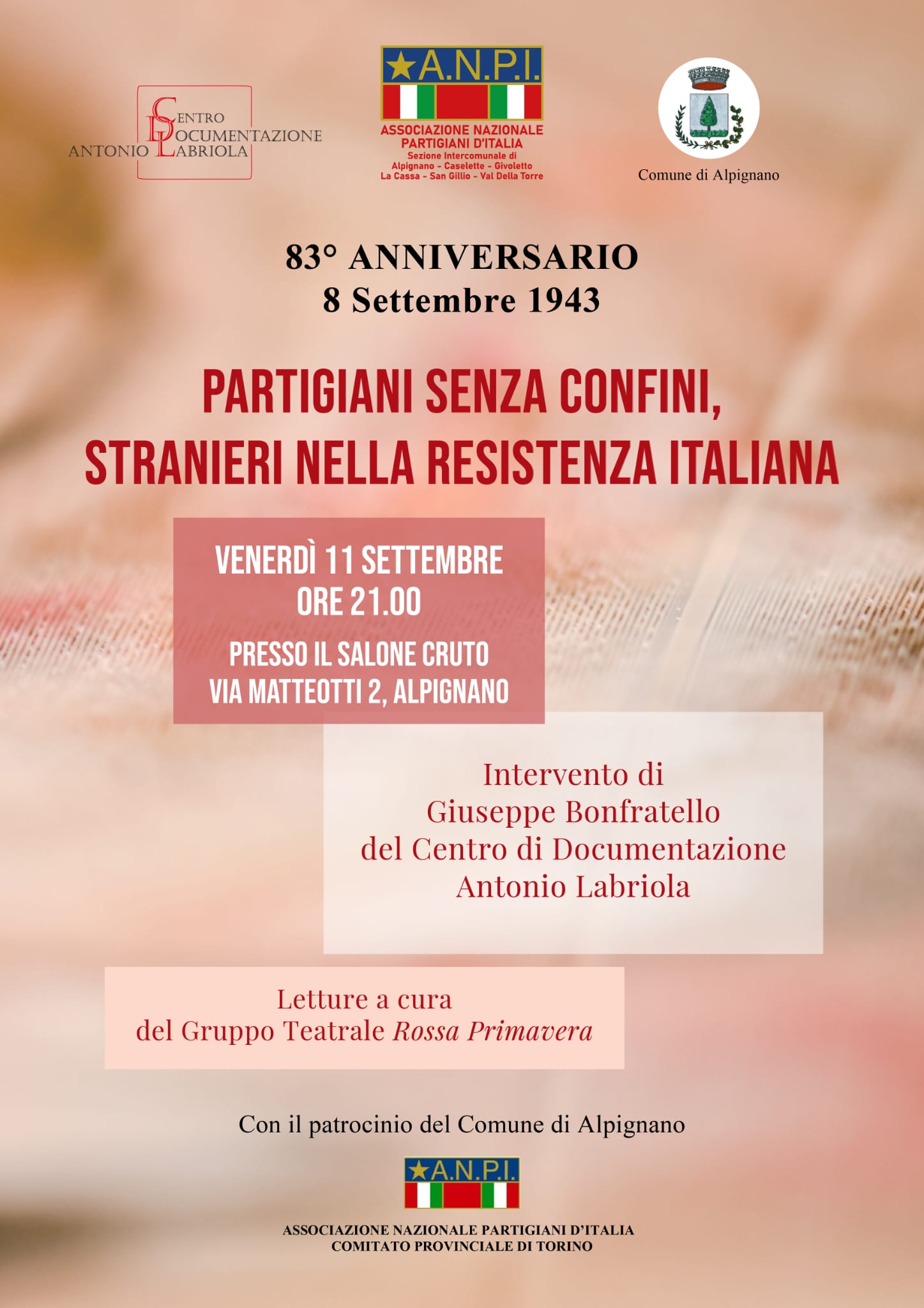 Partigiani senza confini 2026