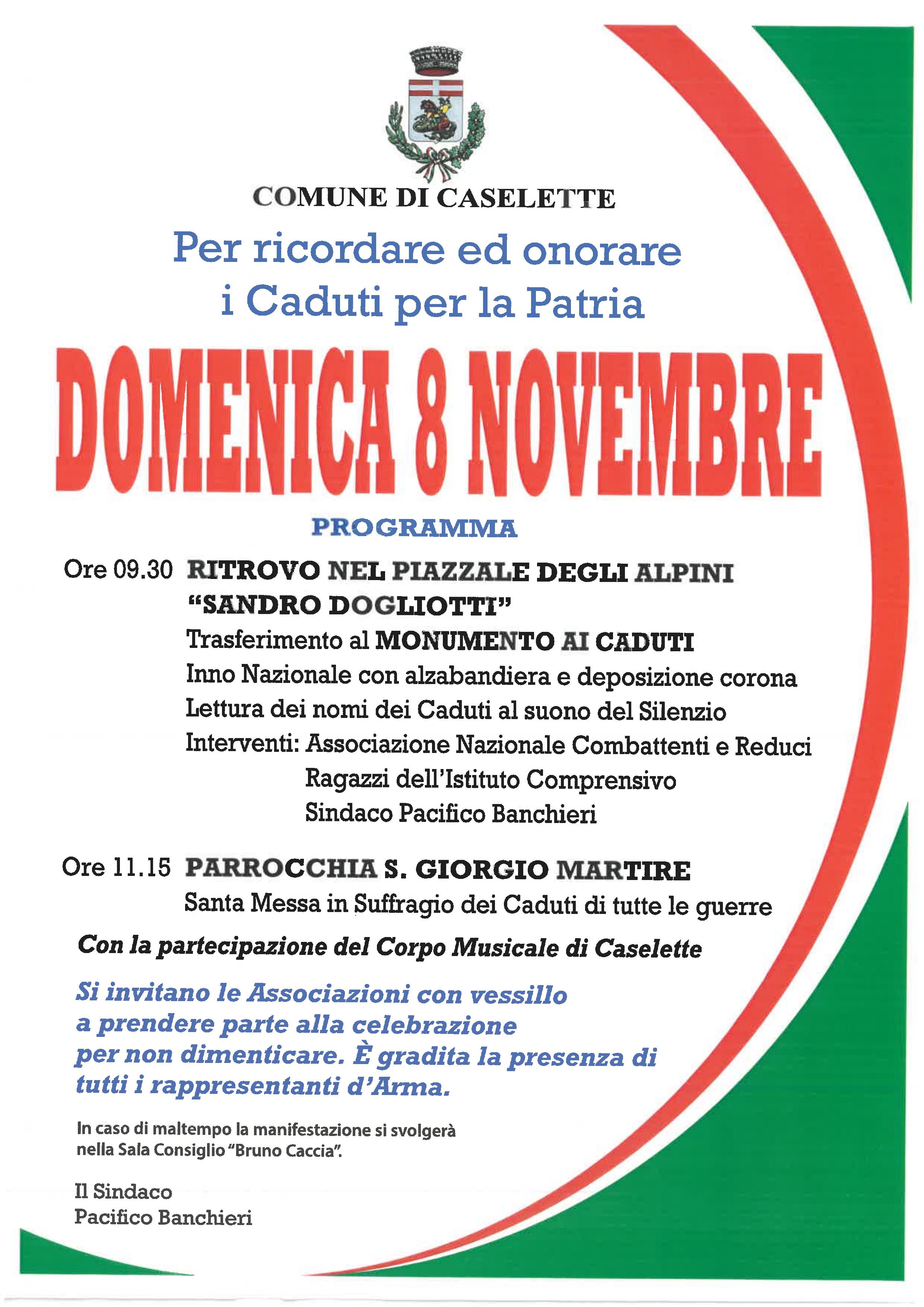 Casellettte IV novembre 2026
